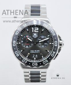 TAG HEUER FORMULA 1 CHRONOGRAPH QUARTZ WAU111C WITH BOX & CERT (LOCAL AD)