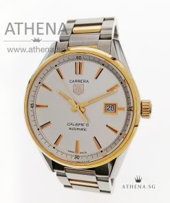 TAG HEUER "HALF ROSE GOLD" CARRERA CALIBRE 5 AUTOMATIC WAR215D-0