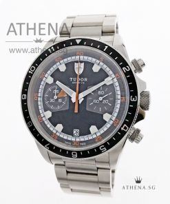 UNWORN !!! TUDOR HERITAGE CHRONO AUTOMATIC "BLACK & GREY DIAL" WITH BOX & CERT 70330N