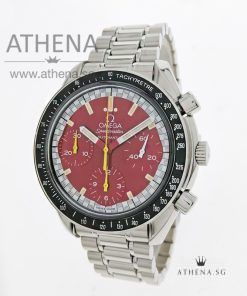 OMEGA SPEEDMASTER REDUCED AUTOMATIC "RED CHRONOGRAPH DIAL" 3510.61.00