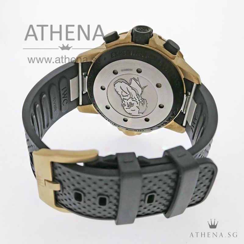 IWC AQUATIMER CHRONOGRAPH AUTOMATIC “EXPEDITION CHARLES DARWIN” BRONZE WITH BOX & CERT IW379503 (LOCAL AD) - Image 3