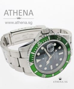 Alternative view of ROLEX OYSTER PERPETUAL DATE 50TH ANNIVERSARY SUBMARINER "KERMIT" "Z" SERIES WITH BOX, & CERT 16610LV