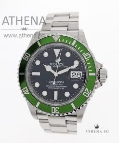 ROLEX "OYSTER PERPETUAL SUBMARINER DATE "F" SERIES " 50TH ANNIVERSARY KERMIT" 16610LV