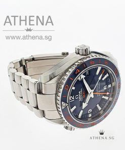 Alternative view of OMEGA SEAMASTER PLANET OCEAN 600M GMT "BLUE DIAL" WITH BOX & CERT 232.30.44.22.03.001
