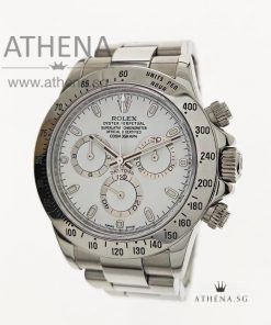 ROLEX OYSTER PERPETUAL COSMOGRAPH DAYTONA "M" SERIES " WHITE APH DIAL" WITH BOX ,CERT & RSC CERT 116520(STILL UNDER AGENT WARRANTY TO MAY 2023)