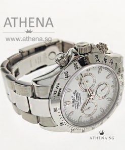 Alternative view of ROLEX OYSTER PERPETUAL COSMOGRAPH DAYTONA "M" SERIES " WHITE APH DIAL" WITH BOX ,CERT & RSC CERT 116520(STILL UNDER AGENT WARRANTY TO MAY 2023)