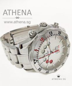 Alternative view of OMEGA SEAMASTER APNEA JACQUES MAYOL AUTOMATIC "SILVER DIAL " 2595.30.00