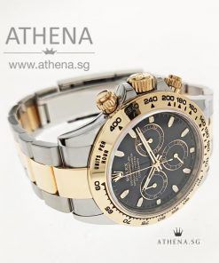 Alternative view of LIKE NEW!!! ROLEX OYSTER PERPETUAL COSMOGRAPH DAYTONA "AN" SERIES "BLACK INDEX DIAL" WITH BOX, CERT & STILL UNDER AGENT WARRANTY 116503