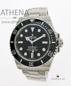 UNWORN !!! ROLEX OYSTER PERPETUAL SUBMARINER NO-DATE 41 CERAMIC WITH BOX & CERT DATED 2021 124060