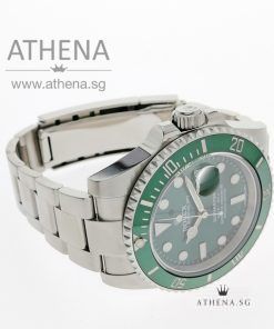 Alternative view of ROLEX OYSTER PERPETUAL DATE SUBMARINER CERAMIC "AN" SERIES "GREEN HULK" WITH BOX & CERT 116610LV (STILL UNDER AGENT WARRANTY)