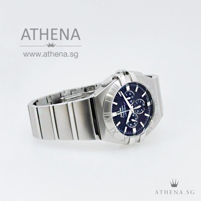 OMEGA MEN CONSTELLATION DOUBLE EAGLE CO-AXIAL CHRONOGRAPH AUTOMATIC 1514.51.00 WITH BOX & CERT - Image 2