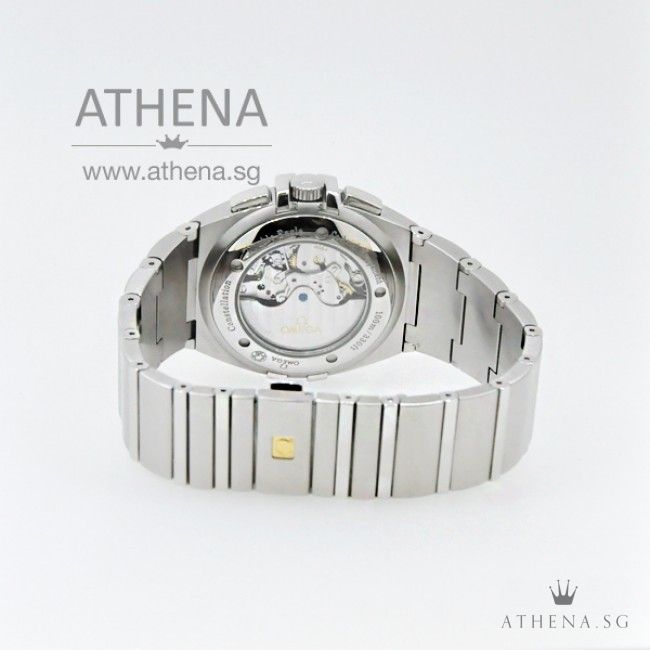 OMEGA MEN CONSTELLATION DOUBLE EAGLE CO-AXIAL CHRONOGRAPH AUTOMATIC 1514.51.00 WITH BOX & CERT - Image 3
