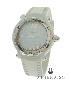 Chopard happy 2025 sport rubber strap