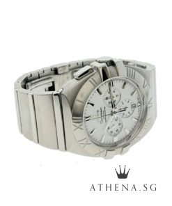 Alternative view of OMEGA CONSTELLATION DOUBLE EAGLE CHRONOGRAPH AUTOMATIC "WHITE CHRONOGRAPH DIAL" WITH BOX 1514.20.00
