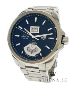 TAG HEUER GRAND CARRERA CALIBRE 8 GMT AUTOMATIC "BLACK DIAL" WAV5111