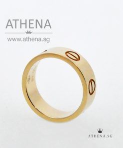 Alternative view of 18K ROSE GOLD CARTIER LOVE RING 5.43G [SIZE 48]