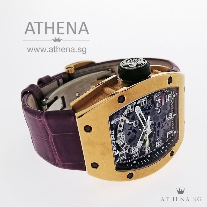 RICHARD MILLE ROSE GOLD OVERSIZE DATE RM029 WITH BOX, CERT & STILL UNDER AGENT WARRANTY (LOCAL AD) - Image 2