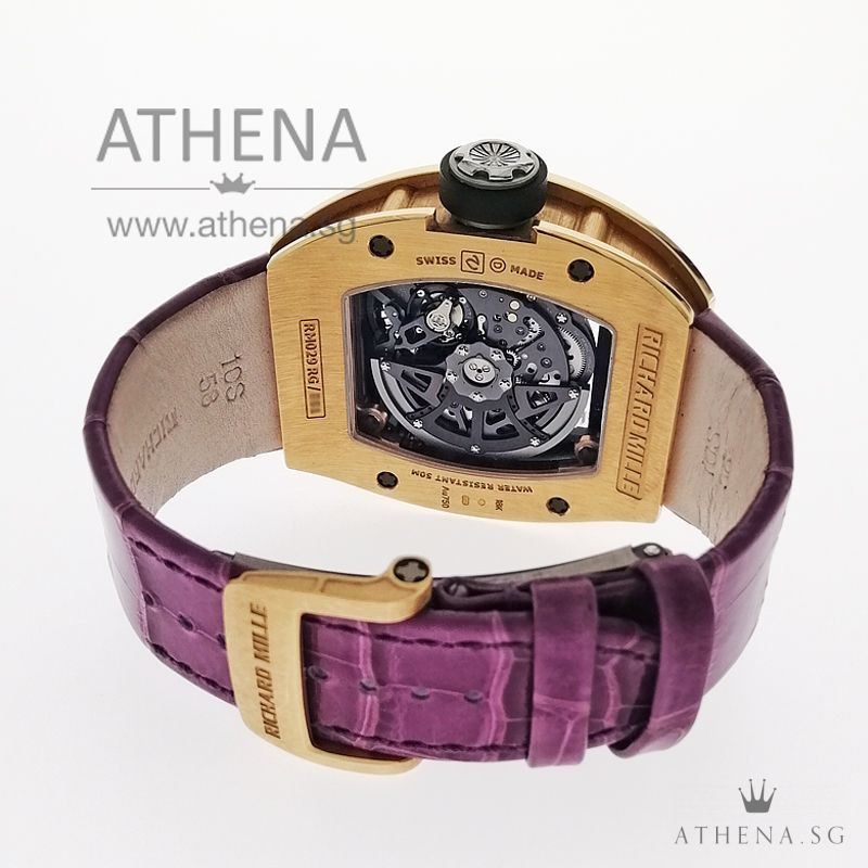 RICHARD MILLE ROSE GOLD OVERSIZE DATE RM029 WITH BOX, CERT & STILL UNDER AGENT WARRANTY (LOCAL AD) - Image 3