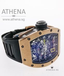 Alternative view of UNWORN !!! RICHARD MILLE ROSE GOLD TITANIUM RM030RG WITH WINDER BOX & CERT