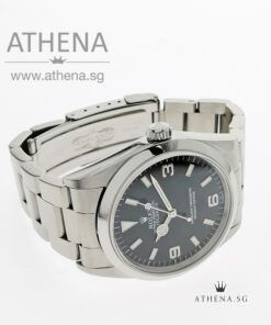 Alternative view of ROLEX OYSTER PERPETUAL EXPLORER "A" SERIES "SWISS DIAL" WITH BOX & CERT 14270