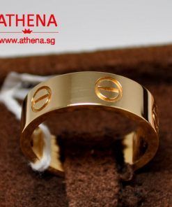 Alternative view of 18K ROSE GOLD CARTIER LOVE RING 6.78G (SIZE 51)