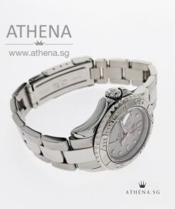 Alternative view of ROLEX ROLESIUM LADIES OYSTER PERPETUAL DATE YACHT-MASTER "Y" SERIES WITH ROLEX POUCH & CERT 169622