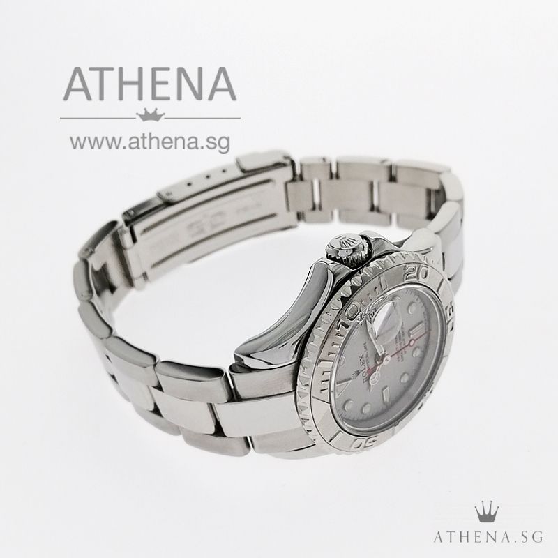 ROLEX ROLESIUM LADIES OYSTER PERPETUAL DATE YACHT-MASTER "Y" SERIES WITH ROLEX POUCH & CERT 169622 - Image 2