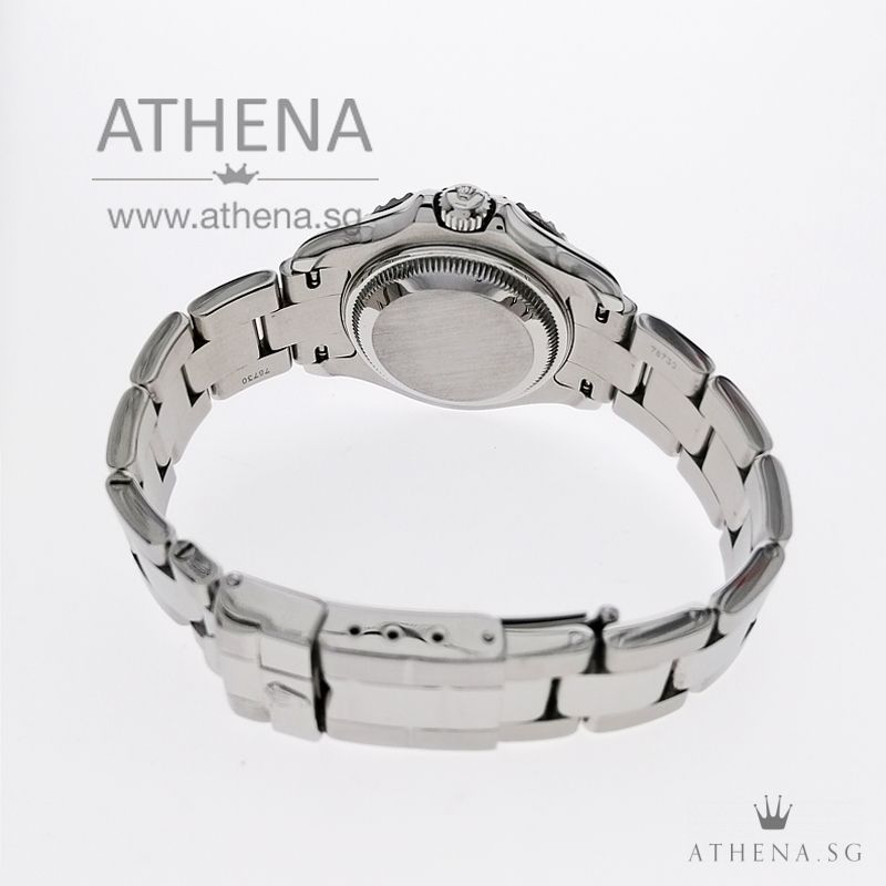 ROLEX ROLESIUM LADIES OYSTER PERPETUAL DATE YACHT-MASTER "Y" SERIES WITH ROLEX POUCH & CERT 169622 - Image 3