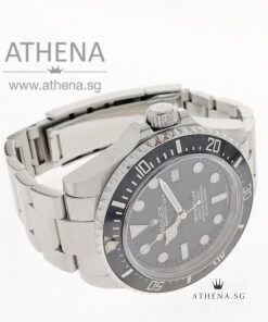 Alternative view of ROLEX OYSTER PERPETUAL DATE SEA-DWELLER CERAMIC " BLACK DIAL " WITH BOX & CERT 116600 (STILL UNDER AGENT WARRANTY)