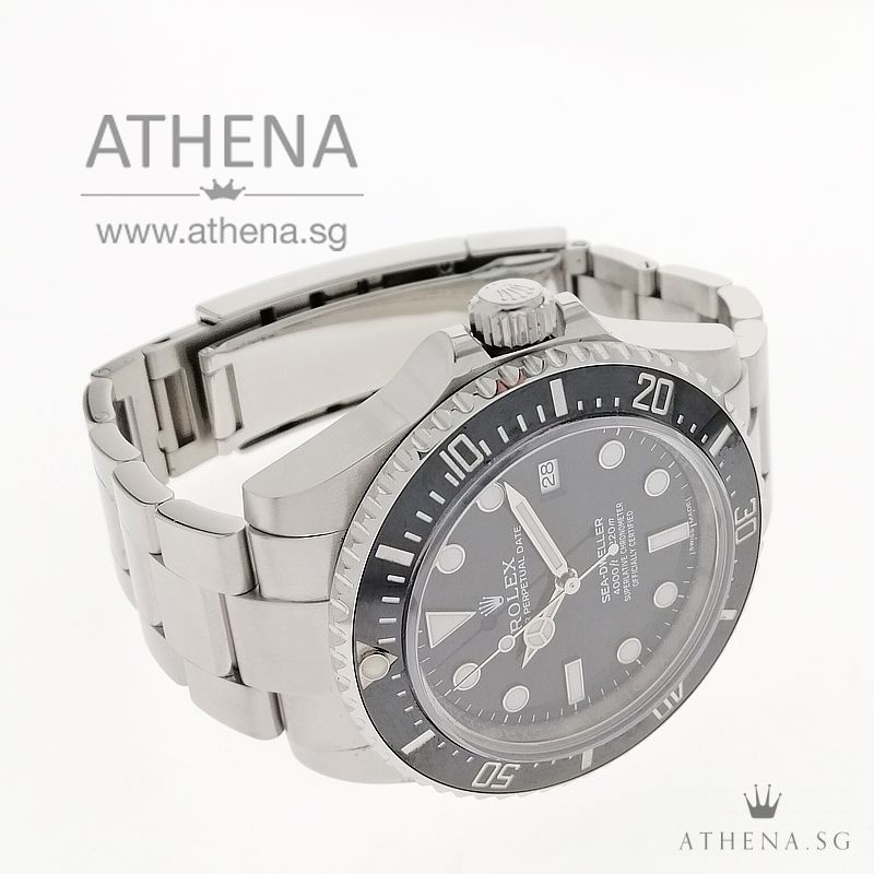 ROLEX OYSTER PERPETUAL DATE SEA-DWELLER CERAMIC " BLACK DIAL " WITH BOX & CERT 116600 (STILL UNDER AGENT WARRANTY) - Image 2