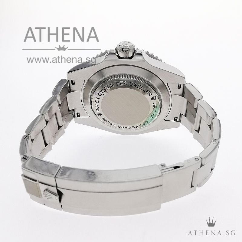 ROLEX OYSTER PERPETUAL DATE SEA-DWELLER CERAMIC " BLACK DIAL " WITH BOX & CERT 116600 (STILL UNDER AGENT WARRANTY) - Image 3