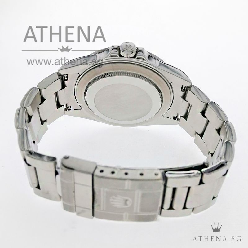 ROLEX OYSTER PERPETUAL DATE / EXPLORER II "M" SERIES "BLACK DIAL" 16570 - Image 3