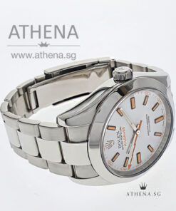 Alternative view of ROLEX OYSTER PERPETUAL MILGAUSS "V" SERIES "WHITE INDEX DIAL" 116400