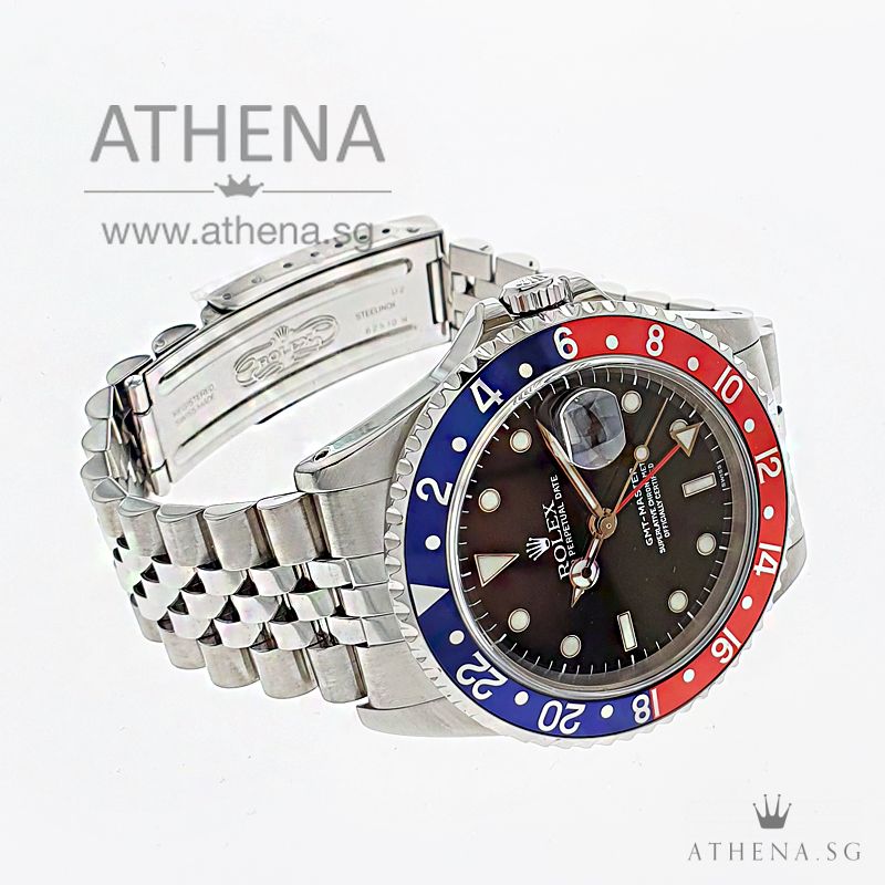 ROLEX OYSTER PERPETUAL DATE GMT MASTER "A" SERIES "PEPSI" 16700 - Image 2