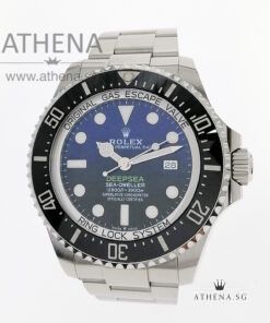 ROLEX OYSTER PERPETUAL DATE DEEPSEA "AN" SERIES "D-BLUE DIAL" WITH BOX & CERT 126660 (STILL UNDER AGENT WARRANTY)
