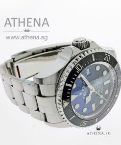 Alternative view of ROLEX OYSTER PERPETUAL DATE DEEPSEA "AN" SERIES "D-BLUE DIAL" WITH BOX & CERT 126660 (STILL UNDER AGENT WARRANTY)