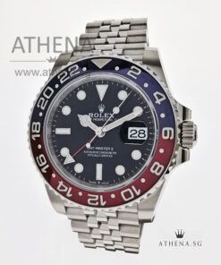 LIKE NEW !!! ROLEX OYSTER PERPETUAL DATE GMT MASTER II CERAMIC "PEPSI" "AN" SERIES WITH BOX & CERT 126710BLRO