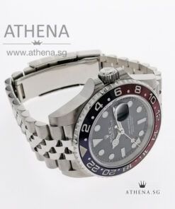 Alternative view of LIKE NEW !!! ROLEX OYSTER PERPETUAL DATE GMT MASTER II CERAMIC "PEPSI" "AN" SERIES WITH BOX & CERT 126710BLRO