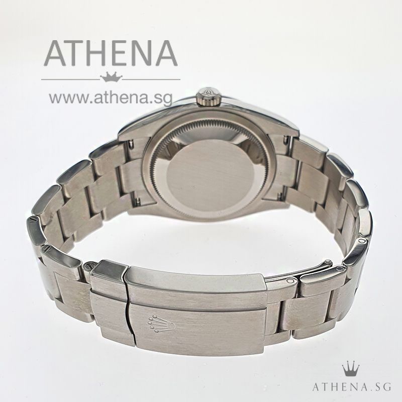 UNWORN !!! ROLEX WHITE ROLESOR OYSTER PERPETUAL ANNUAL CALENDAR GMT SKY-DWELLER "AN" SERIES "BLUE DIAL" WITH BOX & CERT 326934 - Image 3