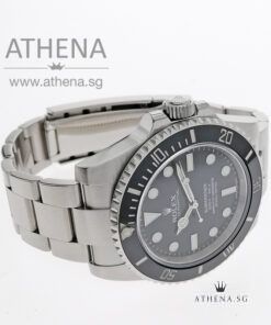 Alternative view of ROLEX OYSTER PERPRTUALSUBMARINER CERAMIC NO DATE "AN" SERIES WITH BOX & CERT 114060 (STILL UNDER AGENT WARRANTY)