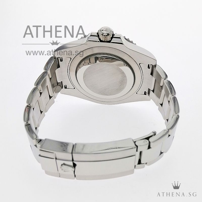 ROLEX OYSTER PERPETUAL DATE GMT MASTER II CERAMIC "BATMAN" "AN" SERIES WITH CERT 116710BLNR - Image 3