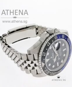 Alternative view of UNWORN!!! ROLEX OYSTER PERPETUAL DATE GMT MASTER II CERAMIC "BATGIRL" "AN" SERIES WITH BOX & CERT 126710BLNR (STILL UNDER AGENT WARRANTY)