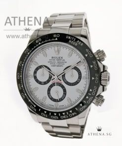 ROLEX OYSTER PERPETUAL COSMOGRAPH DAYTONA CERAMIC "WHITE INDEX DIAL" WITH BOX & CERT 116500LN (STILL UNDER AGENT WARRANTY)