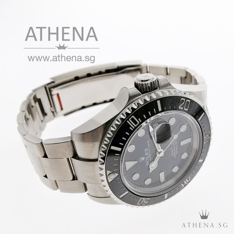 UNWORN !!! ROLEX OYSTER PERPETUAL DATE SEA-DWELLER "SINGLE RED" "AN" SERIES WITH BOX & CERT 126600 (STILL UNDER AGENT WARRANTY) - Image 2