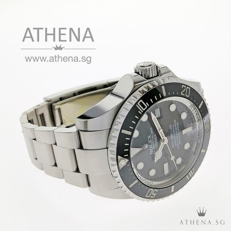 ROLEX OYSTER PERPETUAL DATE DEEPSEA "V" SERIES "BLACK DIAL" WITH BOX & CERT 116660 - Image 2