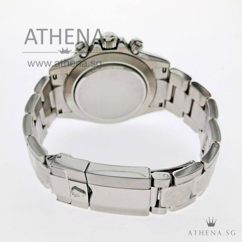 ROLEX OYSTER PERPETUAL COSMOGRAPH DAYTONA "V" SERIES " BLACK INDEX DIAL" WITH BOX & CERT 116520 - Image 2