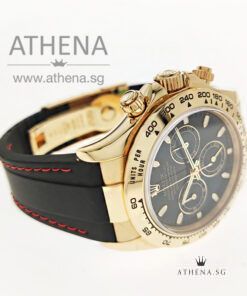 Alternative view of 18K YELLOW GOLD ROLEX COSMOGRAPH DAYTONA "P" SERIES "BLACK INDEX DIAL" WITH BOX & CERT 116518