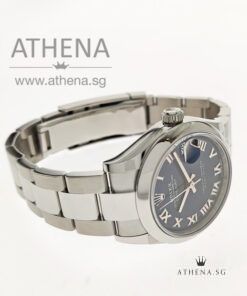 Alternative view of UNWORN !!! ROLEX MID-SIZE OYSTER PERPETUAL DATEJUST 31 "AN" SERIES "BLUE ROMAN DIAL" WITH BOX & CERT 278240 (UNDER AGENT WARRANTY)