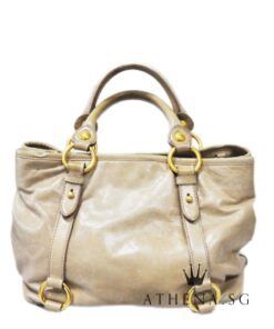 Alternative view of MIU MIU LUX LEATHER BAG