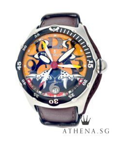CORUM BUBBLE DIVE BOMBER FLYING TIGER AUTOMATIC LIMITED EDITION 2004 WITH BOX & CERT DATED 2004 82.180.20